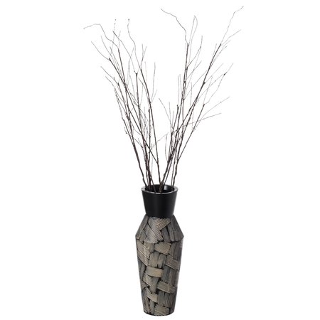 Uniquewise Brown Dried Curly Twig Tree Branch Stem for Home Decoration, Wedding Craft, and Floor Vase 37 Inch QI004413
